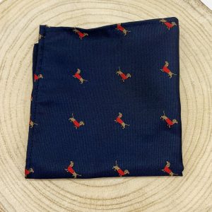 Pañuelo marino perro salchicha rojo