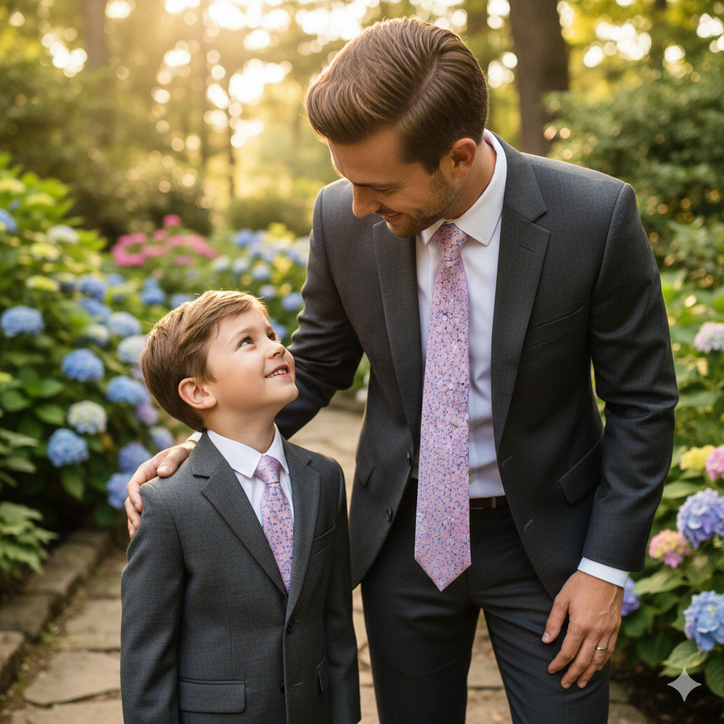Corbata libelulas rosa - Imagen 3