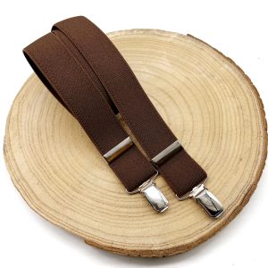 Tirantes marrón chocolate