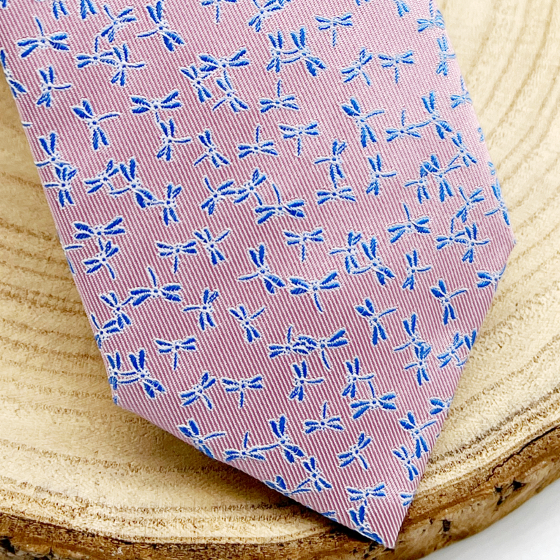 Corbata libelulas rosa - Imagen 5