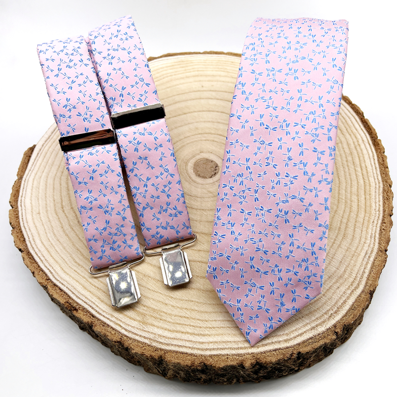 Corbata libelulas rosa - Imagen 6