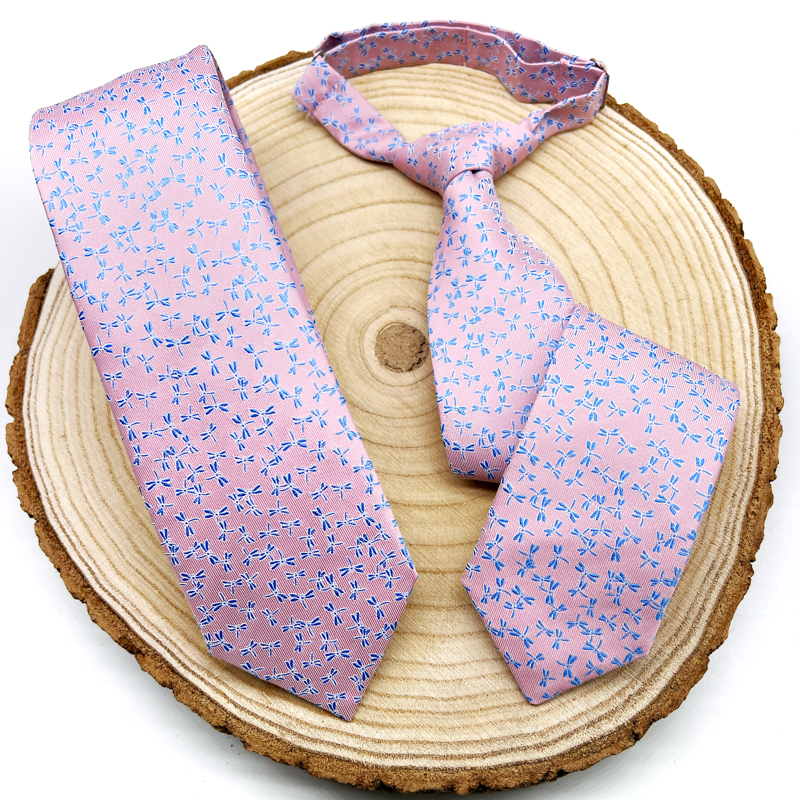 Corbata libelulas rosa - Imagen 7