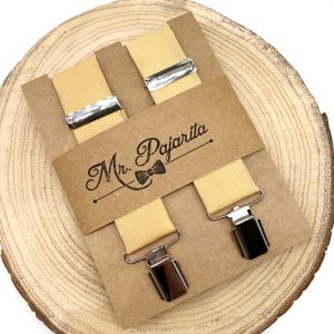 Tirantes Oro Champagne