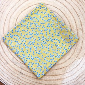 Pañuelo amarillo libélulas
