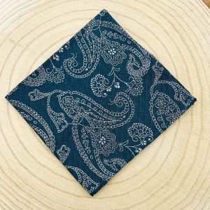 Pañuelo paisley petroleo