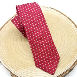 Corbata frambuesa diamond