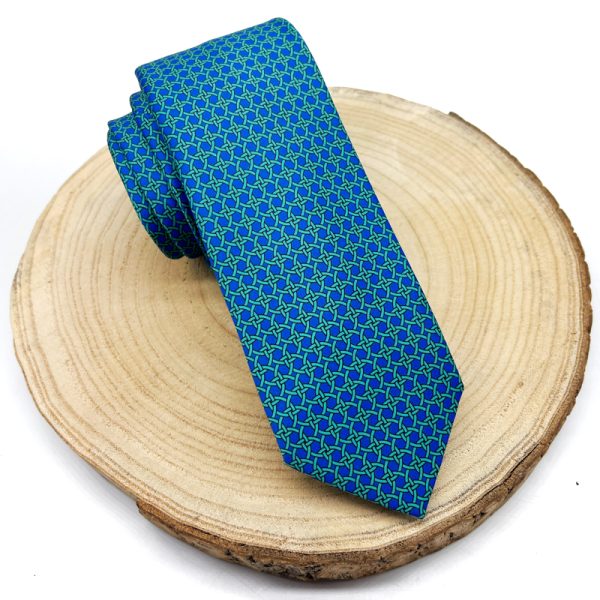 Corbata red azul y verde