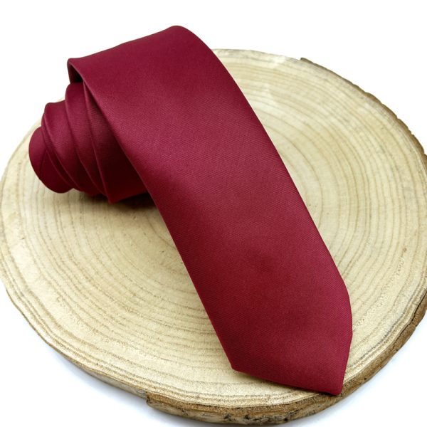 Tirantes y corbata granate claro - Imagen 8
