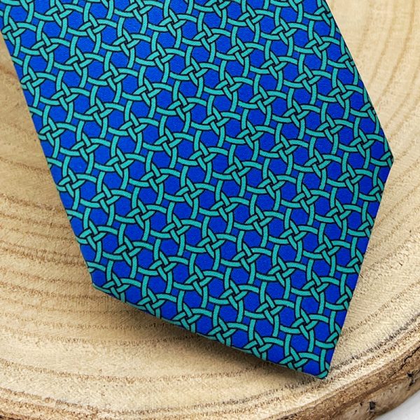 Corbata red azul y verde - Imagen 2