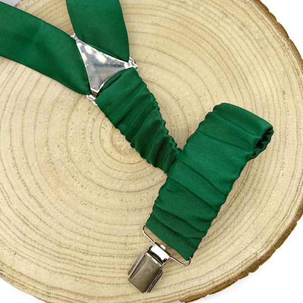 Tirantes y pajarita verde botella claro - Imagen 6