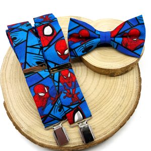 Tirantes y pajarita Spiderman