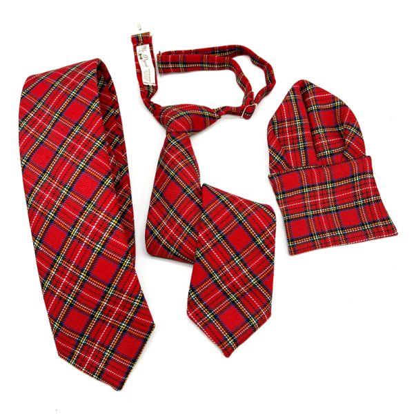 Corbata tartan roja - Imagen 6
