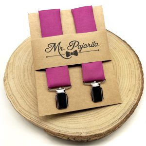 Tirantes fucsia