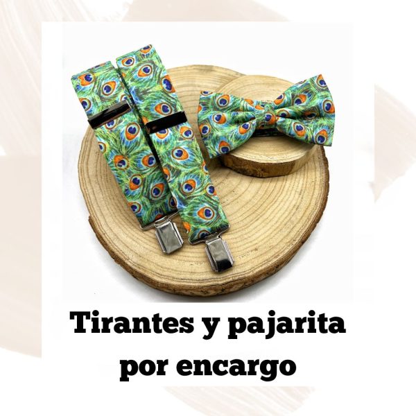 Tirantes y pajarita por encargo