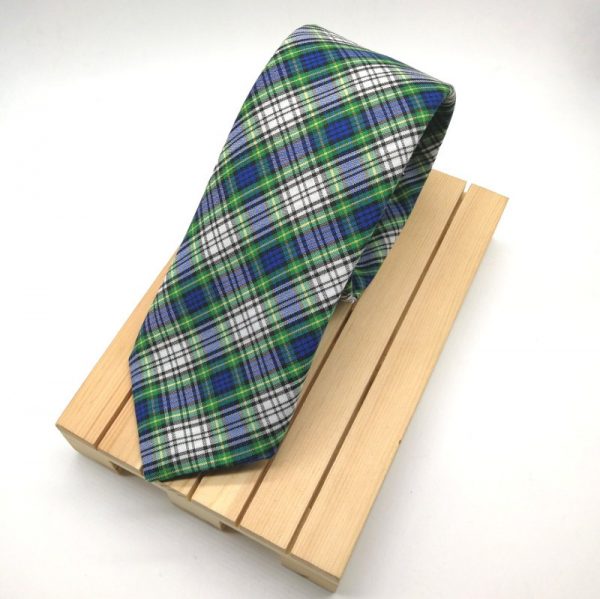 Corbata Scottish azul & verde