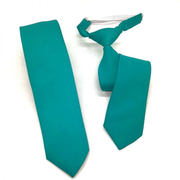 Corbata verde esmeralda