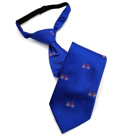 Corbata azulón bicicletas