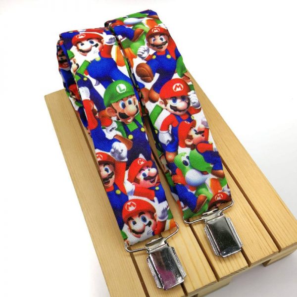 Pajarita y tirantes Mario