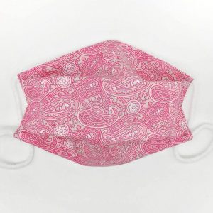 Mascarilla rosa paisley