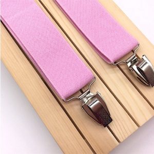 Tirantes elasticos rosa